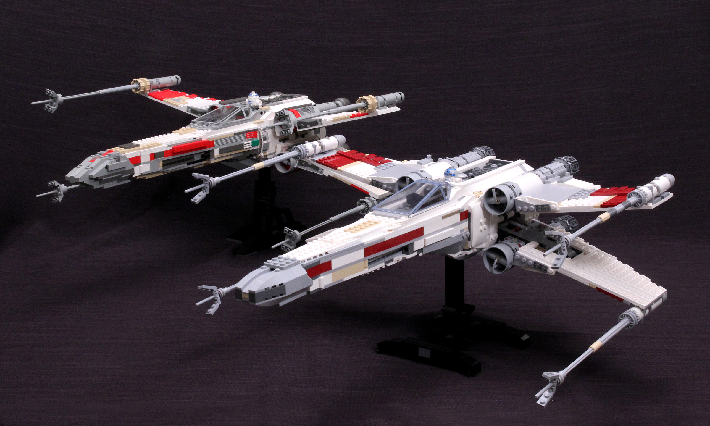 Side By Side Review: 10240 Red Five X-wing and 7191 UCS X-wing Fighter - FBTB