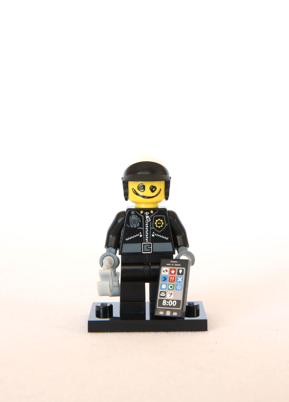 The LEGO Movie Minifigures - Scribble-Face Bad Cop 2 - FBTB