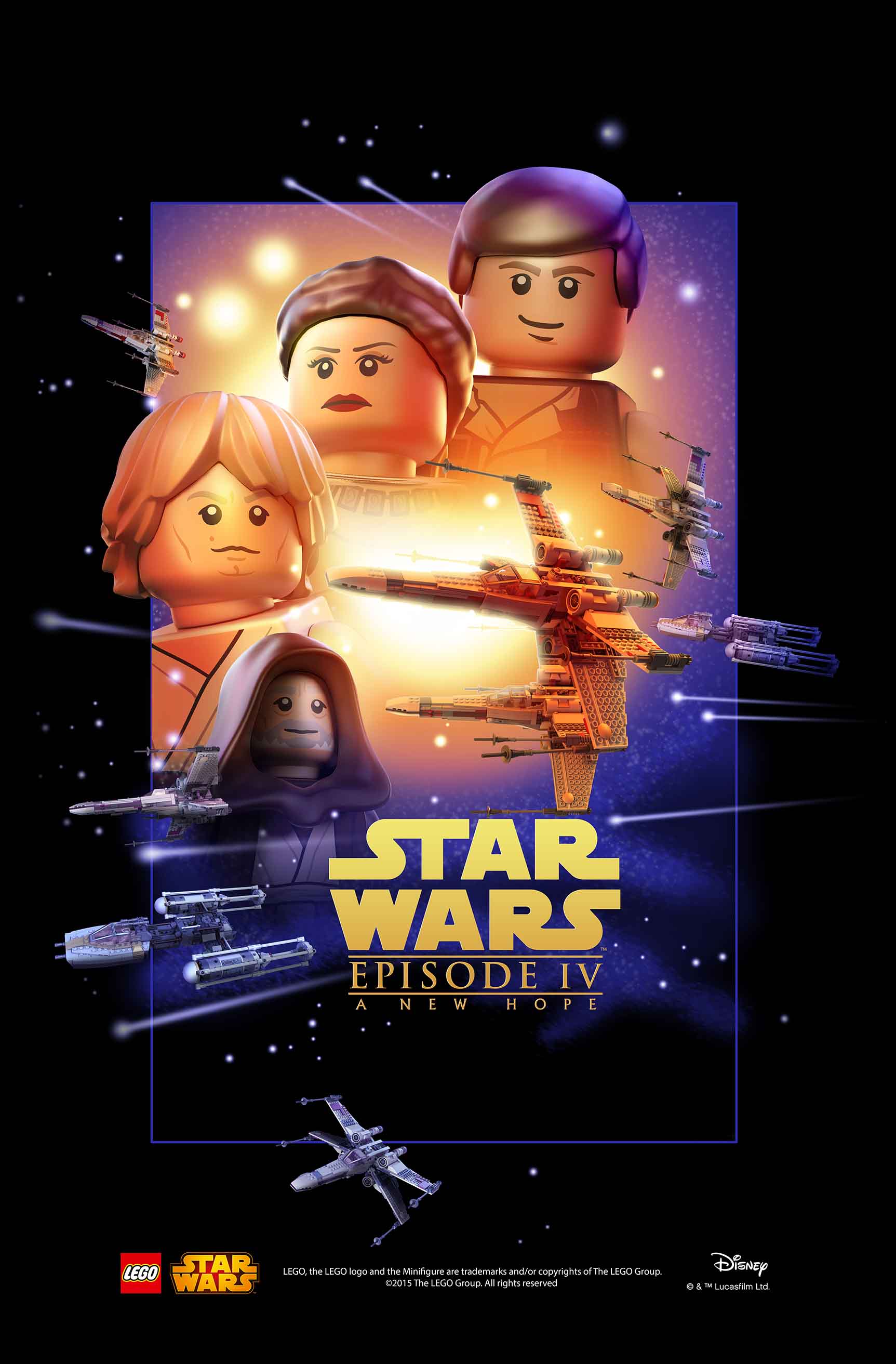 Star Wars Posters Recreated With LEGO - FBTB