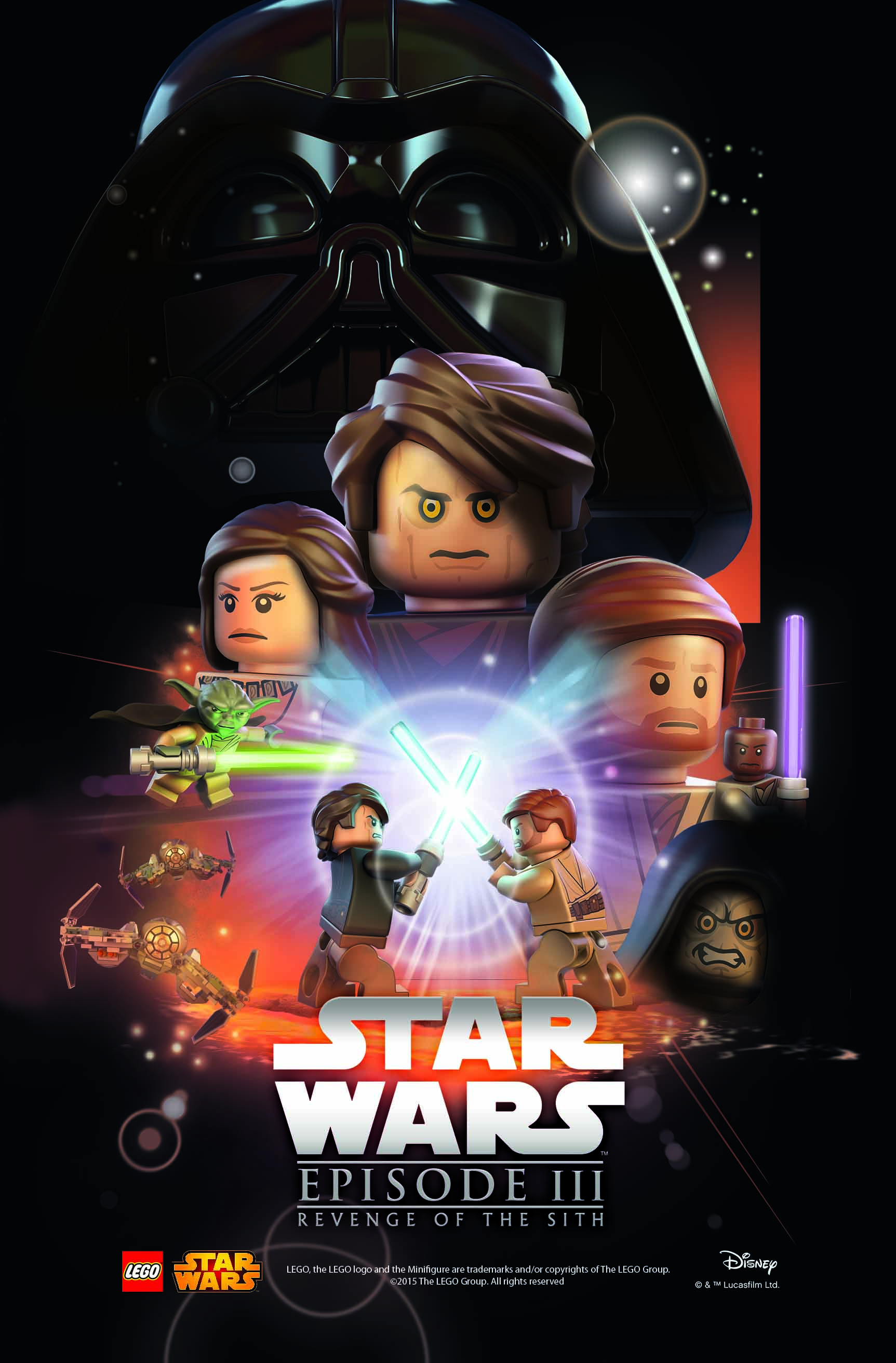 LEGO Star Was Movie Poster - Episode 3 v4 - FBTB