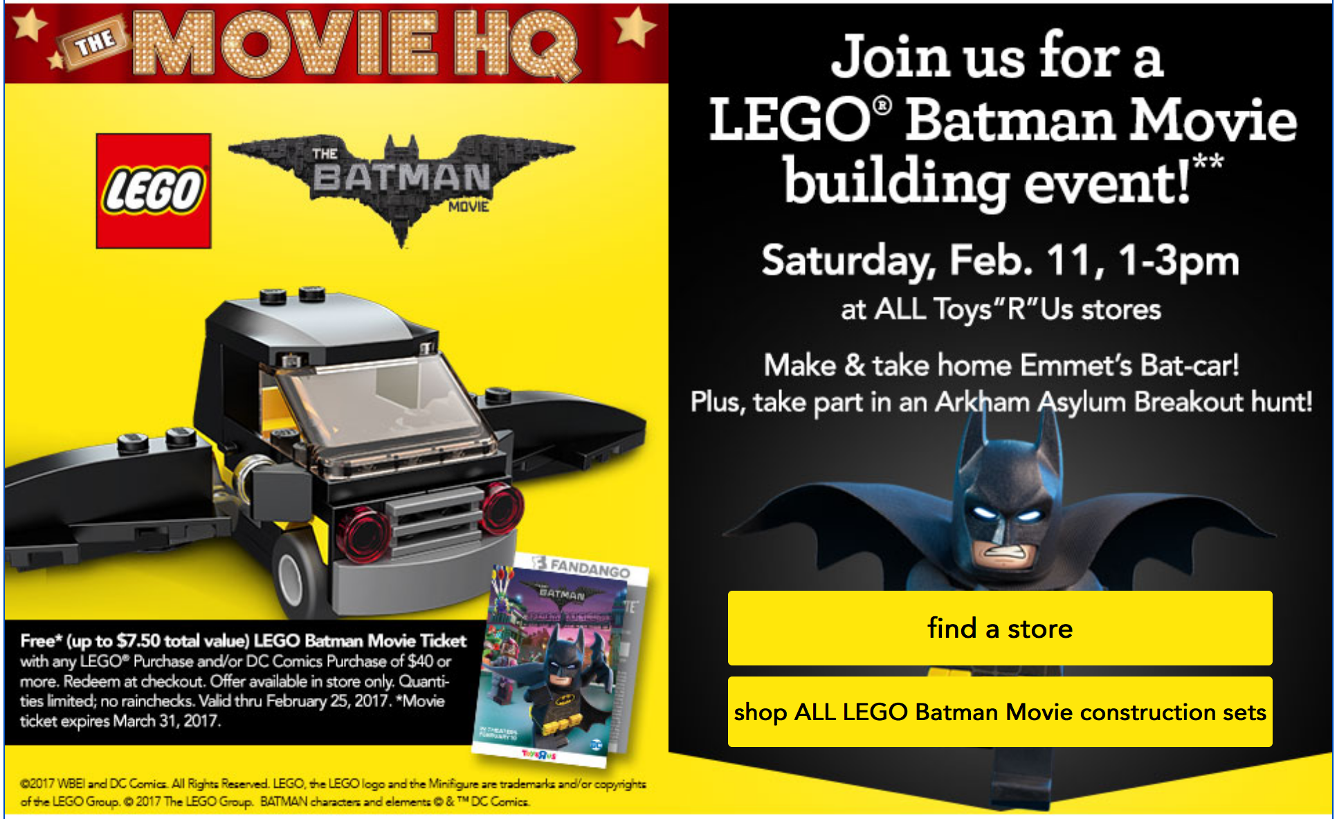 Another LEGO Batman Movie Building Event - FBTB