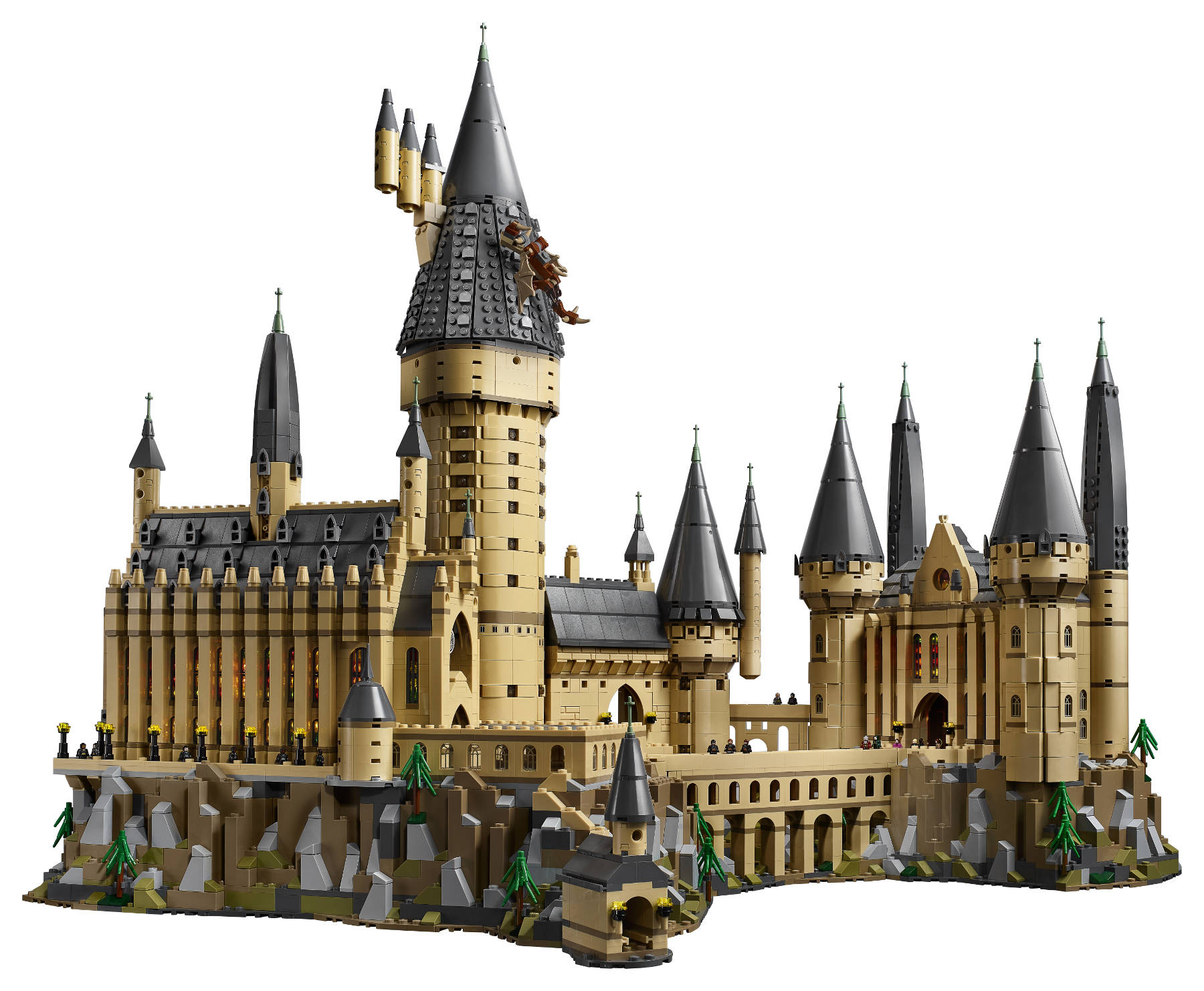 LEGO Reveals Gigantic Microscale Hogwarts Castle - FBTB