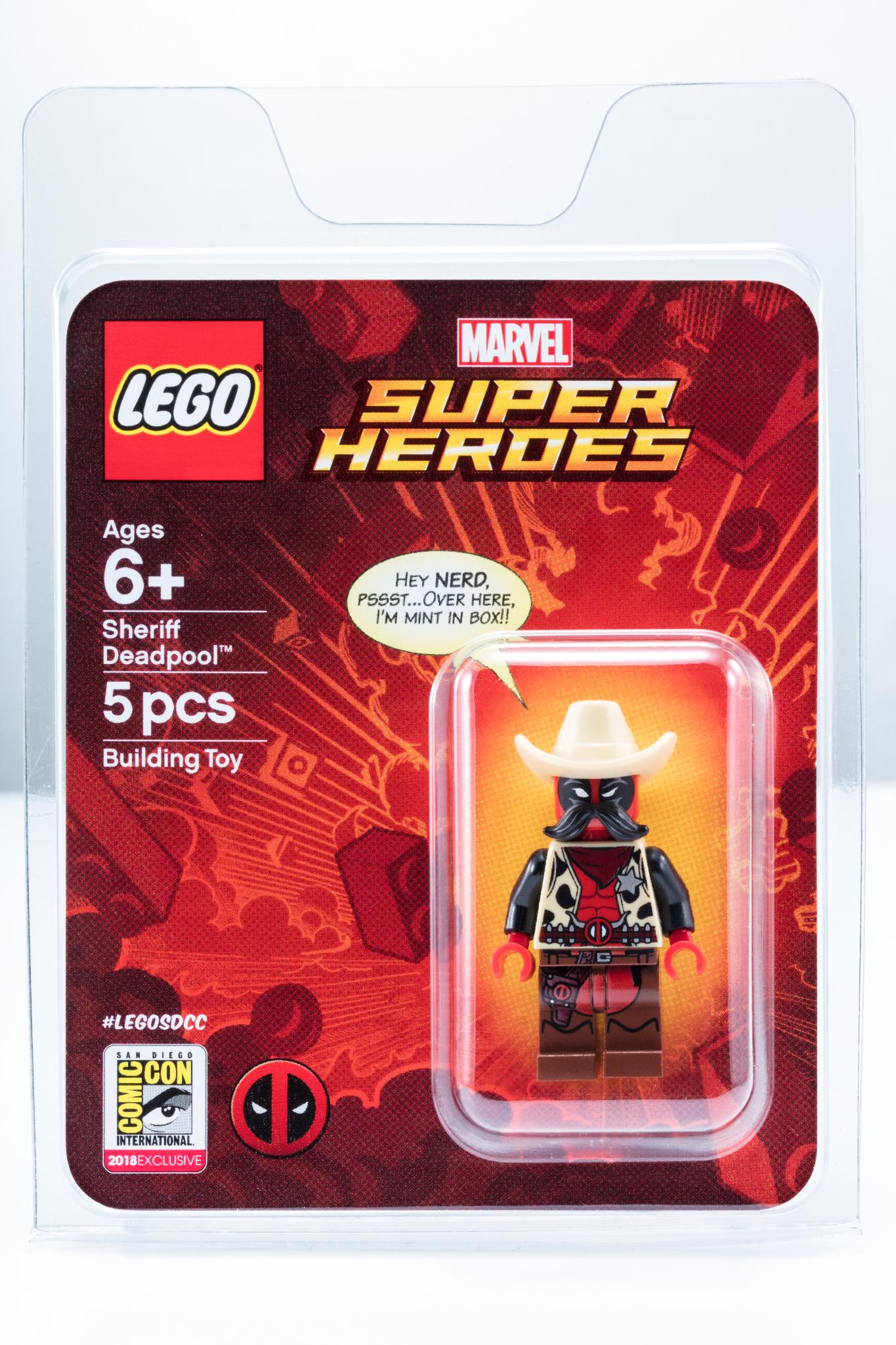 Sheriff Deadpool Is The First SDCC LEGO Minifig Exclusive Announced For 2018  - FBTB